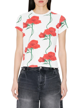ΓΥΝΑΙΚΕΙΟ T-SHIRT ARCHIVE ROSE | Λευκό S