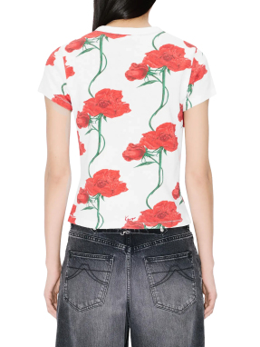 ΓΥΝΑΙΚΕΙΟ T-SHIRT ARCHIVE ROSE | Λευκό S