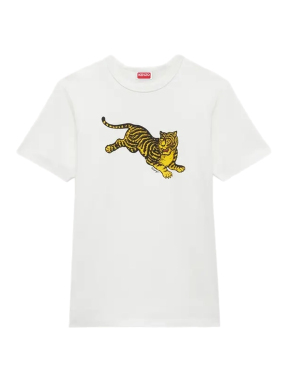 ΑΝΔΡΙΚΟ T-SHIRT KENZO JUMPING TIGER | Λευκό XXL