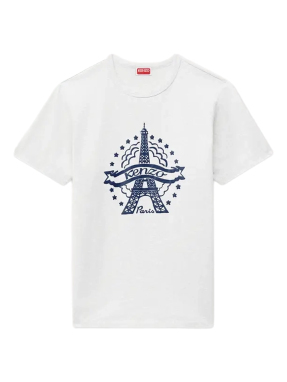 ΑΝΔΡΙΚΟ T-SHIRT EIFFEL TOWER DESIGN | Λευκό XXL