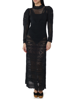 ΜΑΞΙ ΦΟΡΕΜΑ DIONE | Μαύρο FR 40