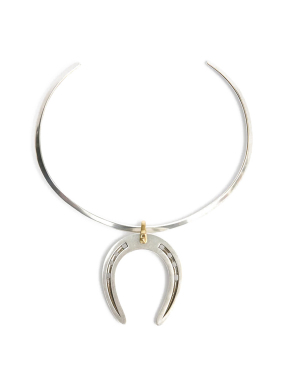 ΓΥΝΑΙΚΕΙΟ ΚΟΛΙΕ CHOKER | Ασημί ONE SIZE