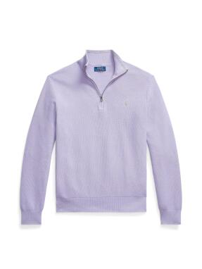 ΑΝΔΡΙΚΟ ΠΟΥΛΟΒΕΡ HALF-ZIP | Λιλά XL