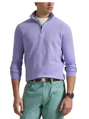 ΑΝΔΡΙΚΟ ΠΟΥΛΟΒΕΡ HALF-ZIP | Λιλά XL