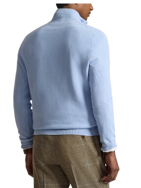 ΑΝΔΡΙΚΟ ΠΟΥΛΟΒΕΡ HALF-ZIP | Γαλάζιο L