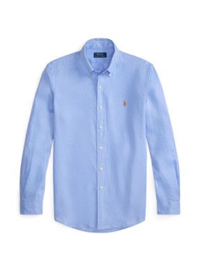 ΑΝΔΡΙΚΟ ΛΙΝΟ ΠΟΥΚΑΜΙΣΟ | Μπλε XXL