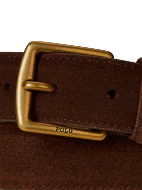 ΑΝΔΡΙΚΗ SUEDE ΖΩΝΗ | Καφέ EU 38