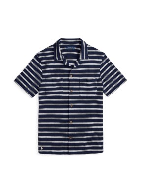 ΑΝΔΡΙΚΟ ΠΛΕΚΤΟ ΚΟΝΤΟΜΑΝΙΚΟ ΠΟΥΚΑΜΙΣΟ | Ριγέ  L