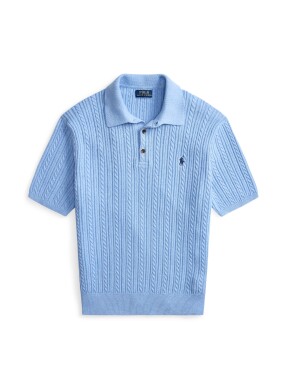 ΑΝΔΡΙΚΗ ΠΛΕΚΤΗ POLO ΜΠΛΟΥΖΑ | Μπλε Ανοιχτό M