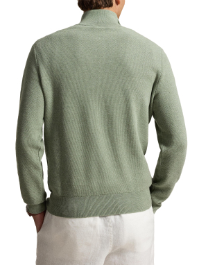 ΑΝΔΡΙΚΟ ΠΟΥΛΟΒΕΡ HALF-ZIP | Πράσινο Ανοιχτό  XL