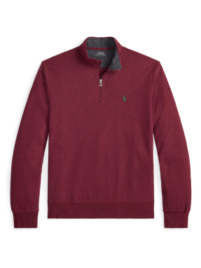 ΑΝΔΡΙΚΟ ΠΟΥΛΟΒΕΡ HALF-ZIP | Μπορντό  XL