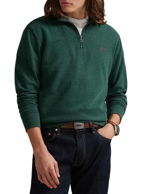 ΑΝΔΡΙΚΟ ΠΟΥΛΟΒΕΡ HALF-ZIP | Πράσινο  XL