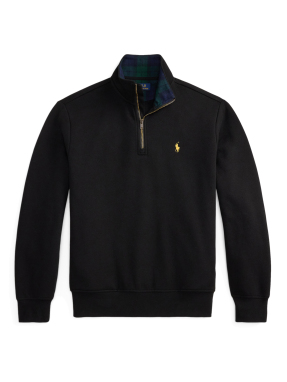 ΑΝΔΡΙΚΟ ΦΟΥΤΕΡ HALF-ZIP | Μαύρο  L