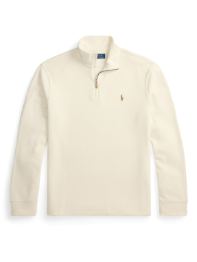 ΑΝΔΡΙΚΟ ΠΟΥΛΟΒΕΡ HALF-ZIP | Λευκό  XL