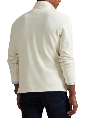ΑΝΔΡΙΚΟ ΠΟΥΛΟΒΕΡ HALF-ZIP | Λευκό  XL