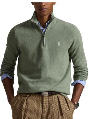 ΑΝΔΡΙΚΟ ΠΟΥΛΟΒΕΡ HALF-ZIP | Λαδί M