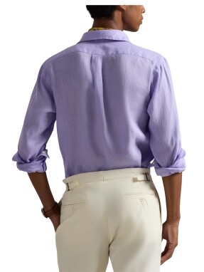 ΑΝΔΡΙΚΟ ΛΙΝΟ ΠΟΥΚΑΜΙΣΟ | Μπλε XXL