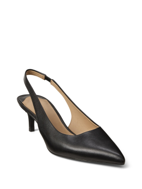 ΓΥΝΑΙΚΕΙΕΣ ΔΕΡΜΑΤΙΝΕΣ ΓΟΒΕΣ SLINGBACK | Μαύρο 39