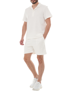 ΑΝΔΡΙΚΟ ΑΘΛΗΤΙΚΟ SHORTS | Λευκό XL