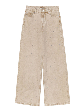 ΓΥΝΑΙΚΕΙΟ DENIM ΠΑΝΤΕΛΟΝΙ | Μπεζ 0130 FR 36