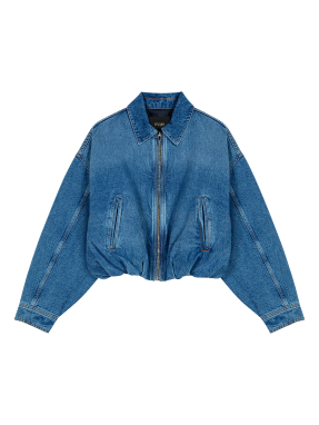 ΓΥΝΑΙΚΕΙΟ DENIM JACKET BOMBER | Μπλε M