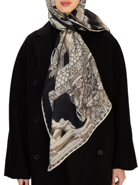 UNISEX ΜΑΛΛΙΝΟ ΚΑΣΚΟΛ | Μαύρο ONE SIZE