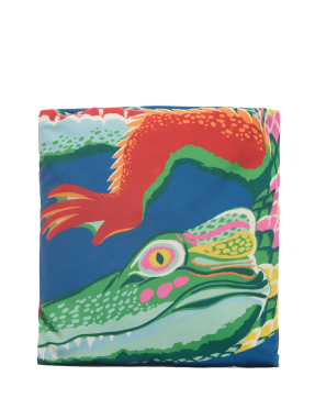 MAXI SHOPPER BAG CROCO | Πολύχρωμο