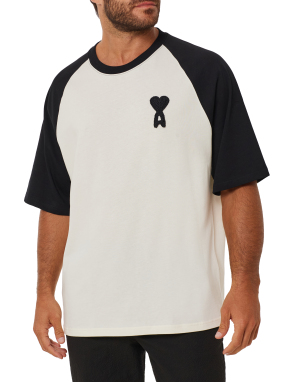 ΑΝΔΡΙΚΟ T-SHIRT | Μαύρο-Μπεζ XXXL