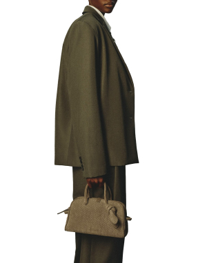 ΓΥΝΑΙΚΕΙΑ SUEDE ΤΣΑΝΤΑ ΧΕΙΡΟΣ LE PETIT TURISMO | Χακί