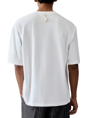 ΑΝΔΡΙΚΟ T-SHIRT | Λευκό XXXL