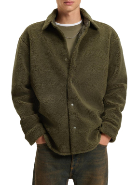 ΑΝΔΡΙΚΟ TEDDY JACKET | Χακί M