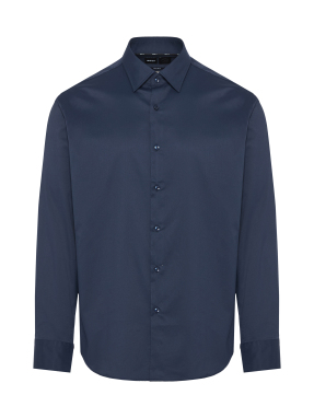 ΑΝΔΡΙΚΟ ΠΟΥΚΑΜΙΣΟ | Μπλε Σκούρο EU 46