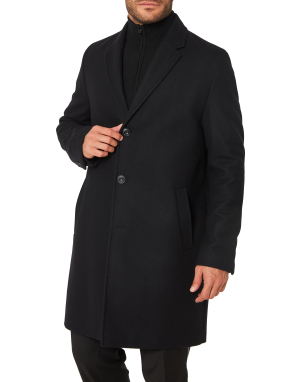 ΑΝΔΡΙΚΟ ΠΑΛΤΟ | Μαύρο EU 52