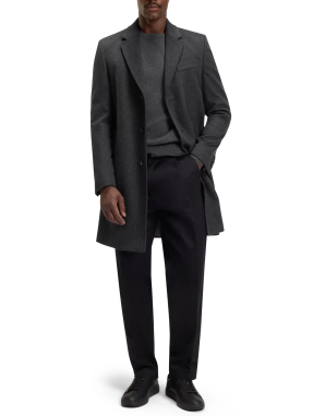 ΑΝΔΡΙΚΟ ΠΑΛΤΟ | Γκρι Σκούρο EU 54