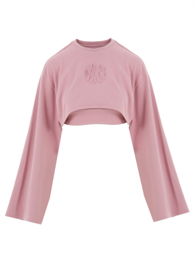 ΓΥΝΑΙΚΕΙΑ CROP ΜΠΛΟΥΖΑ | Ροζ M