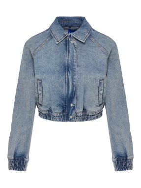 ΓΥΝΑΙΚΕΙΟ CROP DENIM JACKET | Μπλε XS