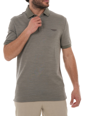 ΑΝΔΡΙΚΗ POLO ΜΠΛΟΥΖΑ BOSS x ASTON MARTIN | Γκρι XL