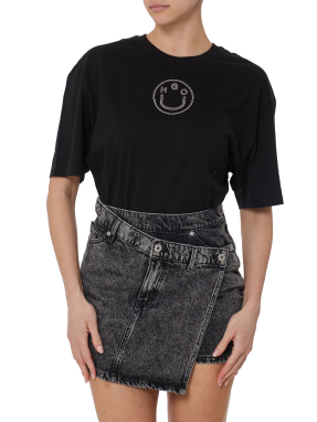 ΓΥΝΑΙΚΕΙΟ T-SHIRT | Μαύρο XS