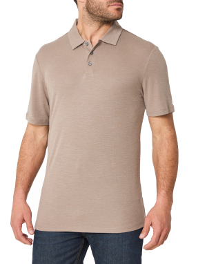 ΑΝΔΡΙΚΗ POLO ΜΠΛΟΥΖΑ | Καφέ Ανοιχτό XXL