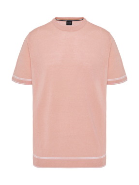 ΑΝΔΡΙΚΟ ΠΛΕΚΤΟ T-SHIRT | Ροζ XL