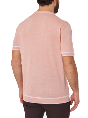 ΑΝΔΡΙΚΟ ΠΛΕΚΤΟ T-SHIRT | Ροζ XL