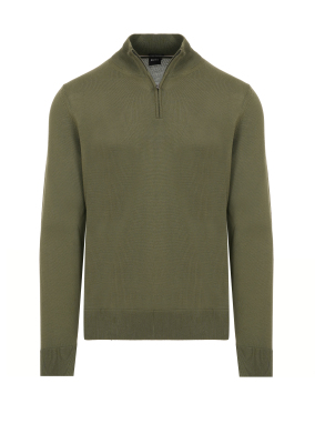 ΑΝΔΡΙΚΗ ΜΑΛΛΙΝΗ ΜΠΛΟΥΖΑ HALF-ZIP | Λαδί 347 XXXL