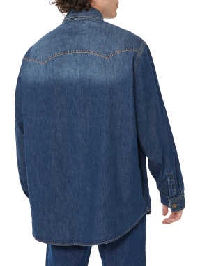 ΑΝΔΡΙΚΟ DENIM ΠΟΥΚΑΜΙΣΟ | Μπλε 434 M