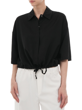 ΓΥΝΑΙΚΕΙΟ ΠΟΥΚΑΜΙΣΟ | Μαύρο XS