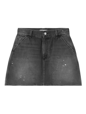 ΜΙΝΙ DENIM ΦΟΥΣΤΑ | Μαύρο S