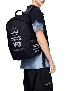Y-3 x MERCEDES UNISEX ΣΑΚΙΔΙΟ ΠΛΑΤΗΣ F1 TEAM | Μαύρο