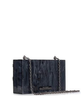 ΓΥΝΑΙΚΕΙΟ CLUTCH CRYSTALS BOX | Μαύρο