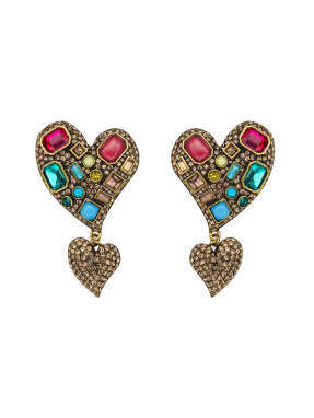 ΓΥΝΑΙΚΕΙΑ ΣΚΟΥΛΑΡΙΚΙΑ RAINBOW HEART | Πολύχρωμο ONE SIZE