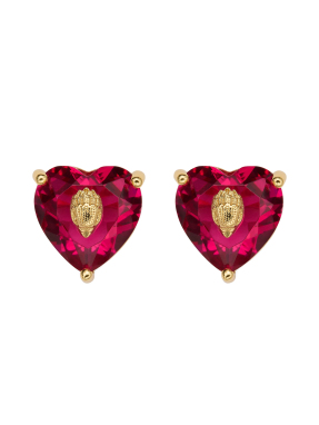 ΓΥΝΑΙΚΕΙΑ ΣΚΟΥΛΑΡΙΚΙΑ CRYSTAL HEART | Φούξια ONE SIZE