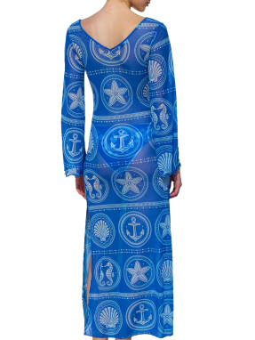 ΜΑΞΙ ΦΟΡΕΜΑ ΠΑΡΑΛΙΑΣ TESORO LOREN | Μπλε S